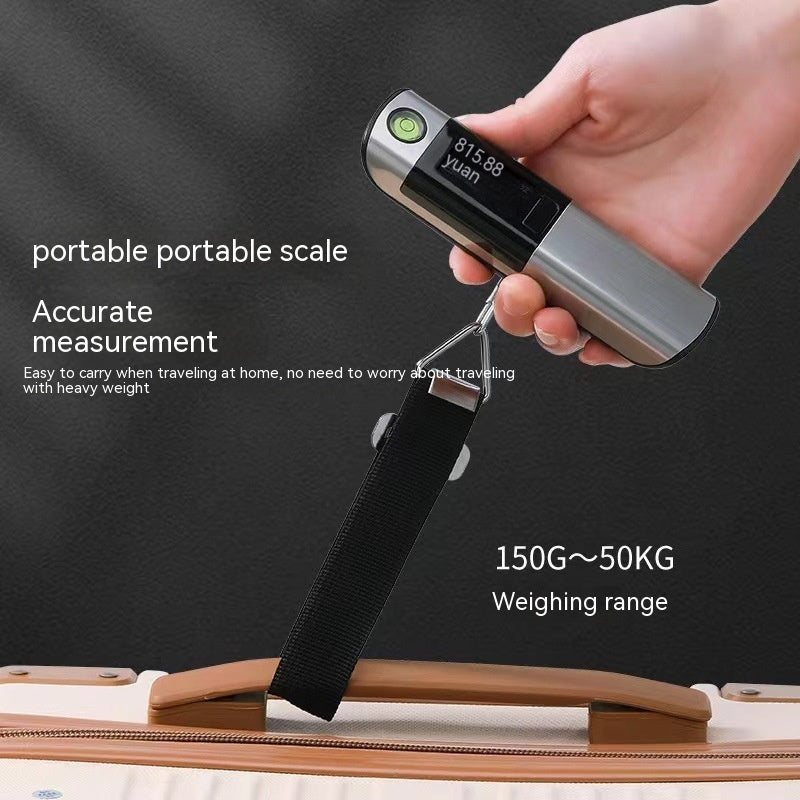 Portable Electronic LCD Luggage Scale 50KG With Horizontal Bubble