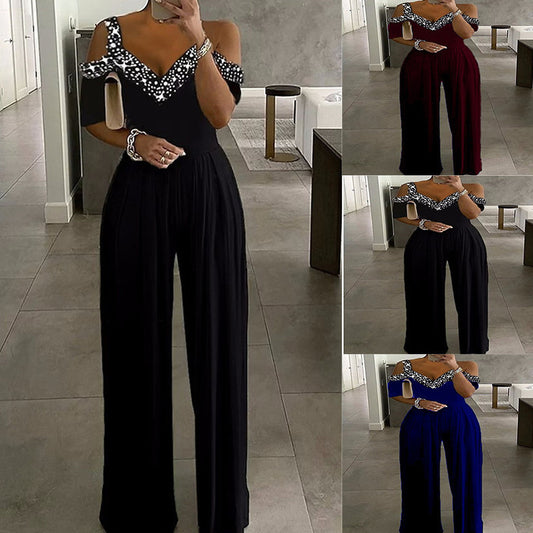 Women's Wide Leg Waist Up Jumpsuit