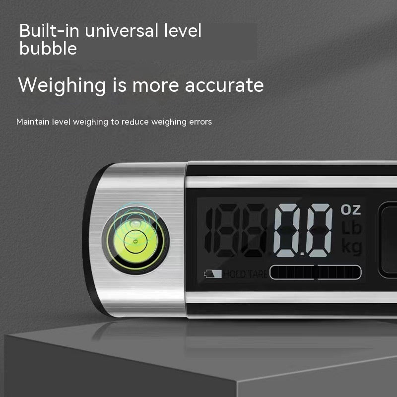 Portable Electronic LCD Luggage Scale 50KG With Horizontal Bubble