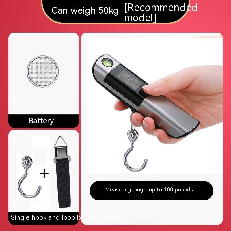 Portable Electronic LCD Luggage Scale 50KG With Horizontal Bubble